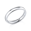 Кольцо Mercury Classic White Gold Wedding Ring MWR/3.0/WG/1RD0.05 (31885) №3