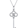 Подвеска Tiffany & Co Crown White Gold Diamonds Key (32037) №2