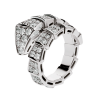 Кольцо Bvlgari Serpenti Viper one-coil white gold 345223 (32272) №2