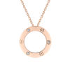 Подвеска Cartier Love 3 Diamonds Rose Gold Pendant B7014700 (32166) №3