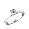 Кольцо GRAFF White Round Diamond Solitaire Ring 0.50 ct F/VS1 GE (32607) №3