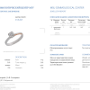 Кольцо Damiani 0.67 сt H/VS1 White Gold Ring (32772) №4