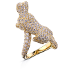 Кольцо Cartier Panthere de Yellow Gold Diamonds Ring (32700) №4