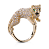 Кольцо Cartier Panthere de Yellow Gold Diamonds Ring (32700) №3