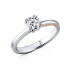 Кольцо Damiani 0.67 сt H/VS1 White Gold Ring (32772) №3