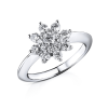 Кольцо Tiffany & Co Flower Platinum Diamonds Ring (32777) №2