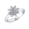 Кольцо Tiffany & Co Flower Platinum Diamonds Ring (32777) №3