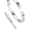 Браслет Cartier Love 4 Diamond White Gold CRB6070116 (32061) №6
