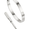 Браслет Cartier Love 4 Diamond White Gold CRB6070116 (32061) №4