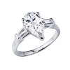 Кольцо GRAFF 2,01 ct G/VS2 Pearshape Diamond Ring GR (33841) №4