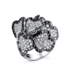 Кольцо Crivelli White & Black 5.48 ct Diamonds White Gold Ring (33937) №2