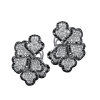 Серьги Crivelli White & Black Diamonds White Gold Earrings (33935) №2