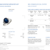 Кольцо RalfDiamonds с сапфиром 5,60 ct Deep Blue/VS (34381) №6