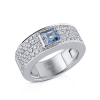 Кольцо Chopard White Gold Diamonds Topaz Ring 82/3459 (34378) №2