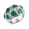 Кольцо RalfDiamonds Emerald and Diamonds White Gold Ring (34384) №5