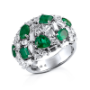 Кольцо RalfDiamonds Emerald and Diamonds White Gold Ring (34384) №7