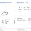 Кольцо RalfDiamonds 0.51 ct L/VS2 White Gold Diamonds Ring (34944) №4
