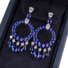 Серьги GRAFF Sapphire and Diamonds Gypsy Earrings GE (34727) №10