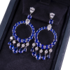 Серьги GRAFF Sapphire and Diamonds Gypsy Earrings GE (34727) №16