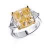 Кольцо GIA с 8,02 ct Fancy Light Yellow/VS1 GIA (35179) №4