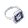 Кольцо RalfDiamonds White Gold Diamonds & Sapphire Ring (34910) №5