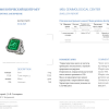 Кольцо  с изумрудом 12,5 ct Vivid Bluish Green/VVS (35360) №14