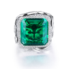 Кольцо  с изумрудом 12,5 ct Vivid Bluish Green/VVS (35360) №12