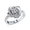 Кольцо Boucheron Pivoine White Gold Diamonds 0,46 ct. Ring JSL00101 (35659) №5