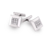 Запонки Cartier White Gold Diamonds Cufflinks (35656) №3