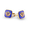 Запонки Faberge Theo Romanov Lapis Ruby Diamond Gold Cufflinks (35437) №2