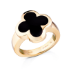 Кольцо Van Cleef & Arpels Pure Alhambra Yellow Gold Onyx Ring VCARB13800 (35374) №4