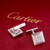 Запонки Cartier White Gold Diamonds Cufflinks (35656) №4