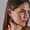 Серьги Jacob & Co Ball Drop Earrings Pink Tourmaline (42137) №6