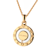 Подвеска Bvlgari Horoscope Zodiac Steel & Yellow Gold (37956) №4