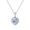 Подвеска Crivelli Aquamarine Diamonds Heart Pendant (35948) №3