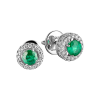 Серьги Mercury Color Emeralds & Diamonds ME22378WDS (36951) №3