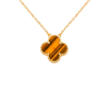 Подвеска Van Cleef & Arpels Vintage Alhambra Tiger Eye VCARD38600 (41569) №3