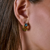 Серьги  Multigemstone & Yellow Gold (41686) №6