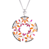 Подвеска Roberta Ponticello Italy Cerchio Multigemstone & White Gold (41137) №2