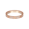 Кольцо Cartier Love Small Model Rose Gold Diamonds B4218100 (36891) №3
