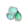 Кольцо  Chalcedony & Diamonds & Amethyst in White Gold (42669) №4