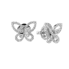 Серьги GRAFF Butterfly Silhouette Diamond Mini Stud GE1574 (36383) №3