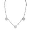 Колье Bvlgari Bulgari Reversible White Gold & Diamond & Onyx 3 Circle 329437 (43266) №5