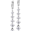 Серьги ЭПЛ Якутские Бриллианты 3,87 сt D/VS1 GIA Round Diamonds (37146) №6