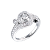 Кольцо Van Cleef & Arpels Nid De Paradis Diamond & White Gold (SIZE 51) VCARN9P800 (38382) №2