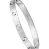 Браслет Cartier Love White Gold Bracelet B6067621 (36202) №3