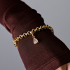 Браслет Chopard Happy Diamonds Charms Yellow Gold Floating Diamonds 85/2478 (43088) №5