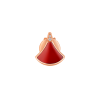 Пусеты Bvlgari Diva's Dream Rose Gold & Carnelian & Diamonds 361993 (42942) №4