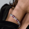 Браслет  Flowers 9,20 ct Natural Ruby & 9,90 ct Diamonds & White Gold (41972) №7