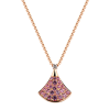 Подвеска Bvlgari Divas’ Dream Rose Gold Pink Pavé Sapphires 335889 (36863) №2